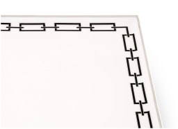 Ginori 1735, Catene Nero, Square centerpiece