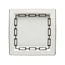Ginori 1735, Catene Nero, LARGE SQUARE CHANGE TRAY