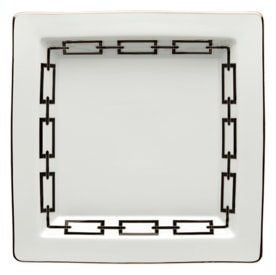 Ginori 1735, Catene Nero, LARGE SQUARE CHANGE TRAY