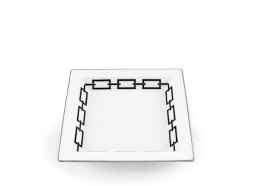 Ginori 1735, Catene Nero, LARGE SQUARE CHANGE TRAY