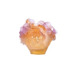 Daum, Or d'Abeille, Medium vase