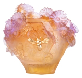 Daum, Or d'Abeille, Medium vase