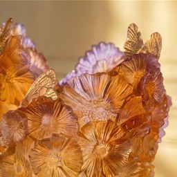 Daum, Or d'Abeille, Large vase