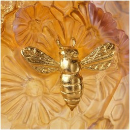 Daum, Or d'Abeille, Medium vase