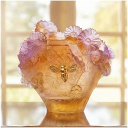 Daum, Or d'Abeille, Medium vase