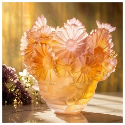 Daum, Or d'Abeille, Small vase