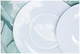 Robert Haviland & C. Parlon, Serengeti White, Dinner plate