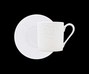 Robert Haviland & C. Parlon, Serengeti White, Coffee cup & saucer