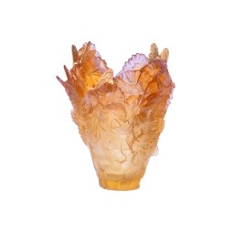 Daum, Or d'Abeille, Large vase