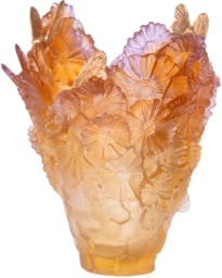 Daum, Or d'Abeille, Large vase