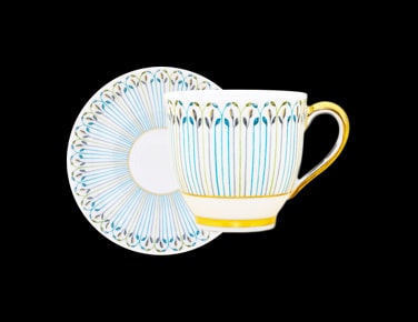 Robert Haviland & C. Parlon, Jardin de louise, Coffee cup & saucer