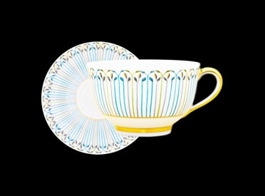 Robert Haviland & C. Parlon, Jardin de louise, Tea cup & saucer