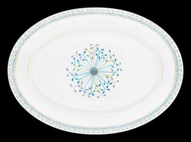 Robert Haviland & C. Parlon, Jardin de louise, Oval platter 42 cm