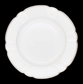 Robert Haviland & C. Parlon, Colette Platinum, Dinner plate