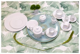 Robert Haviland & C. Parlon, Serengeti White, Bread & butter plate