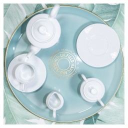 Robert Haviland & C. Parlon, Serengeti White, Coffee cup & saucer