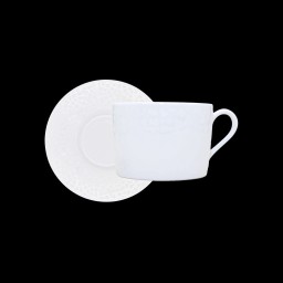 Robert Haviland & C. Parlon, Serengeti White, Tea cup & saucer