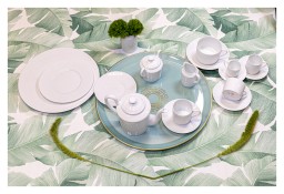 Robert Haviland & C. Parlon, Serengeti White, Tea cup & saucer