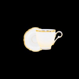 Robert Haviland & C. Parlon, Colette Gold, Coffee cup & saucer