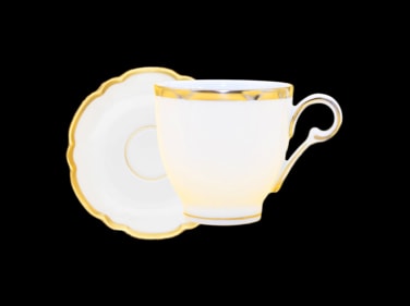 Robert Haviland & C. Parlon, Colette Gold, Coffee cup & saucer