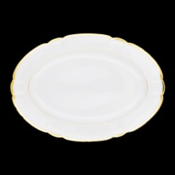 Robert Haviland & C. Parlon, Colette Gold, Oval platter 42 cm