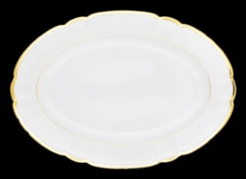 Robert Haviland & C. Parlon, Colette Gold, Oval platter 42 cm