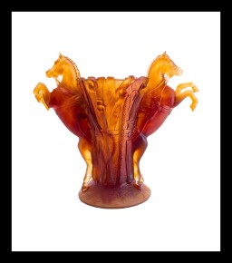 Daum, Rêve Equestre, Large vase, limited edition