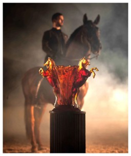 Daum, Rêve Equestre, Large vase, limited edition