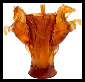 Daum, Rêve Equestre, Medium vase, limited edition