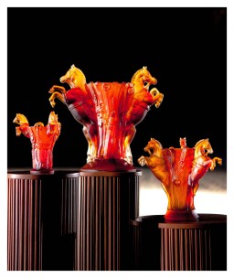 Daum, Rêve Equestre, Medium vase, limited edition