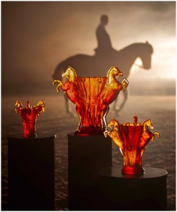 Daum, Rêve Equestre, Small vase, limited edition