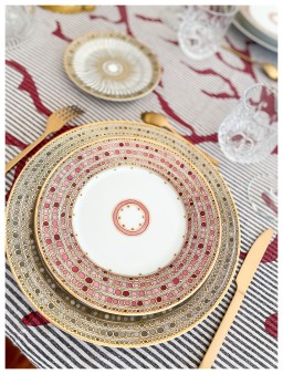 Robert Haviland & C. Parlon, Syracuse Fuschia, Dessert plate