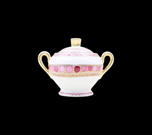 Robert Haviland & C. Parlon, Syracuse Fuschia, Sugar bowl