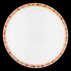 Robert Haviland & C. Parlon, Syracuse Fuschia, Round flat tarte dish