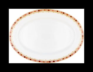 Robert Haviland & C. Parlon, Syracuse Fuschia, Oval platter 36 cm