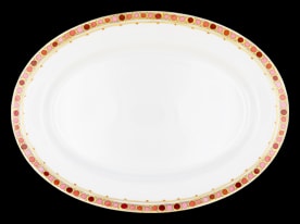 Robert Haviland & C. Parlon, Syracuse Fuschia, Oval platter 42 cm