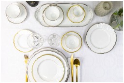 Robert Haviland & C. Parlon, Colette Platinum, Dinner plate