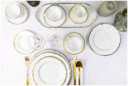 Robert Haviland & C. Parlon, Colette Platinum, Presentation plate