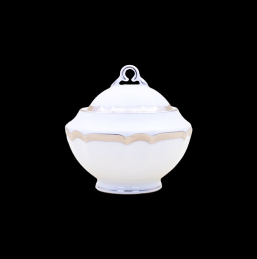 Robert Haviland & C. Parlon, Colette Platinum, Sugar bowl