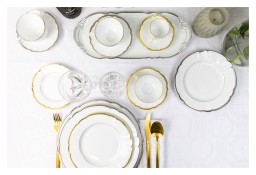 Robert Haviland & C. Parlon, Colette Platinum, Coffee cup & saucer