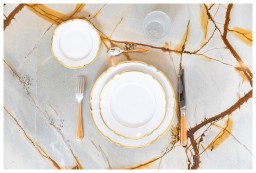 Robert Haviland & C. Parlon, Colette Gold, Dessert plate