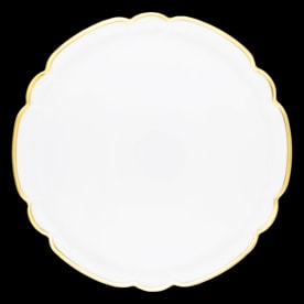 Robert Haviland & C. Parlon, Colette Gold, Round flat tarte dish