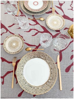 Robert Haviland & C. Parlon, Syracuse Taupe, Presentation plate