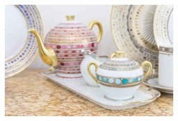 Robert Haviland & C. Parlon, Syracuse Taupe, Tea cup & saucer