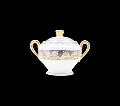 Robert Haviland & C. Parlon, Syracuse Taupe, Sugar bowl