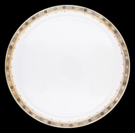 Robert Haviland & C. Parlon, Syracuse Taupe, Round flat tarte dish