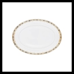 Robert Haviland & C. Parlon, Syracuse Taupe, Oval platter 36 cm