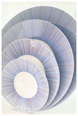 Robert Haviland & C. Parlon, Cape Cod Indigo, Dessert plate