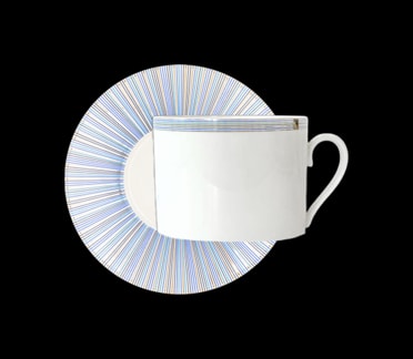 Robert Haviland & C. Parlon, Cape Cod Indigo, Tea cup & saucer