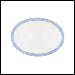 Robert Haviland & C. Parlon, Cape Cod Indigo, Oval platter 36 cm